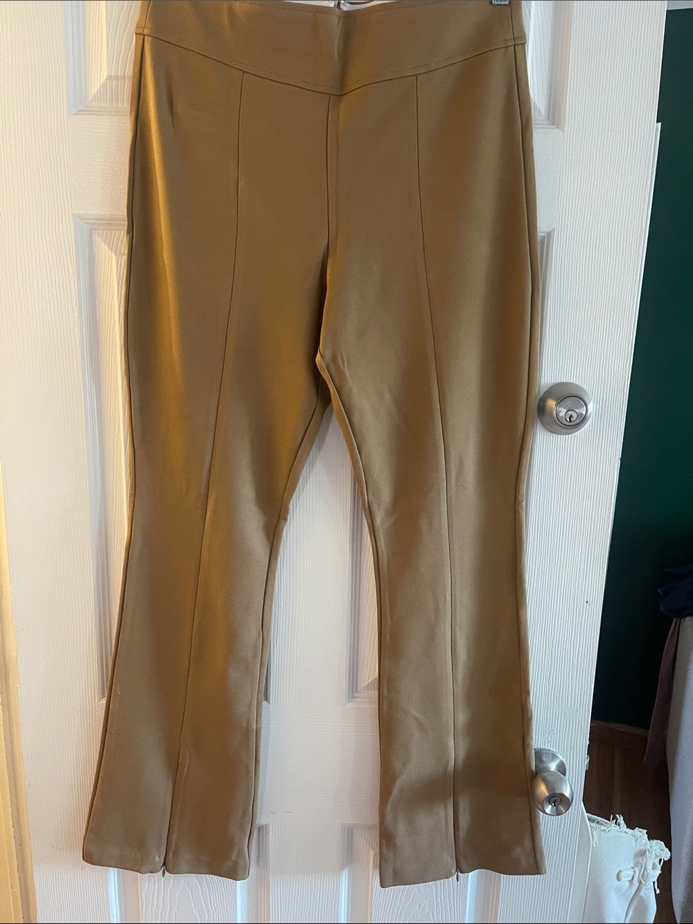 J. Crew camel-Brown Bootcut Flare Pants